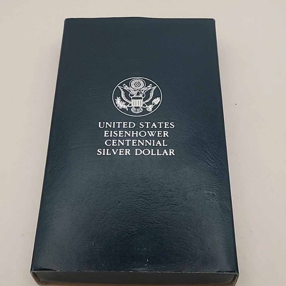 1990 United States Eisenhower Centennial Silver Dollar
